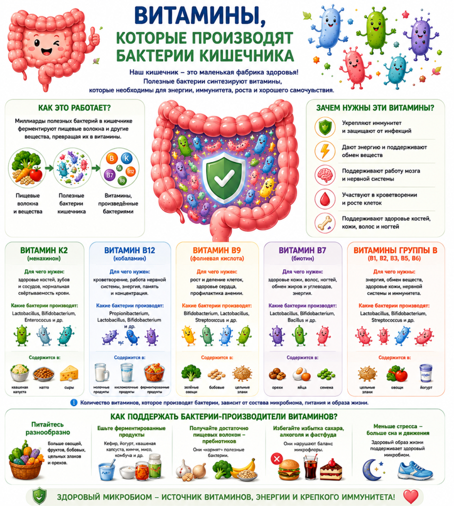 Витамины которые производят бактерии кишечника.png
